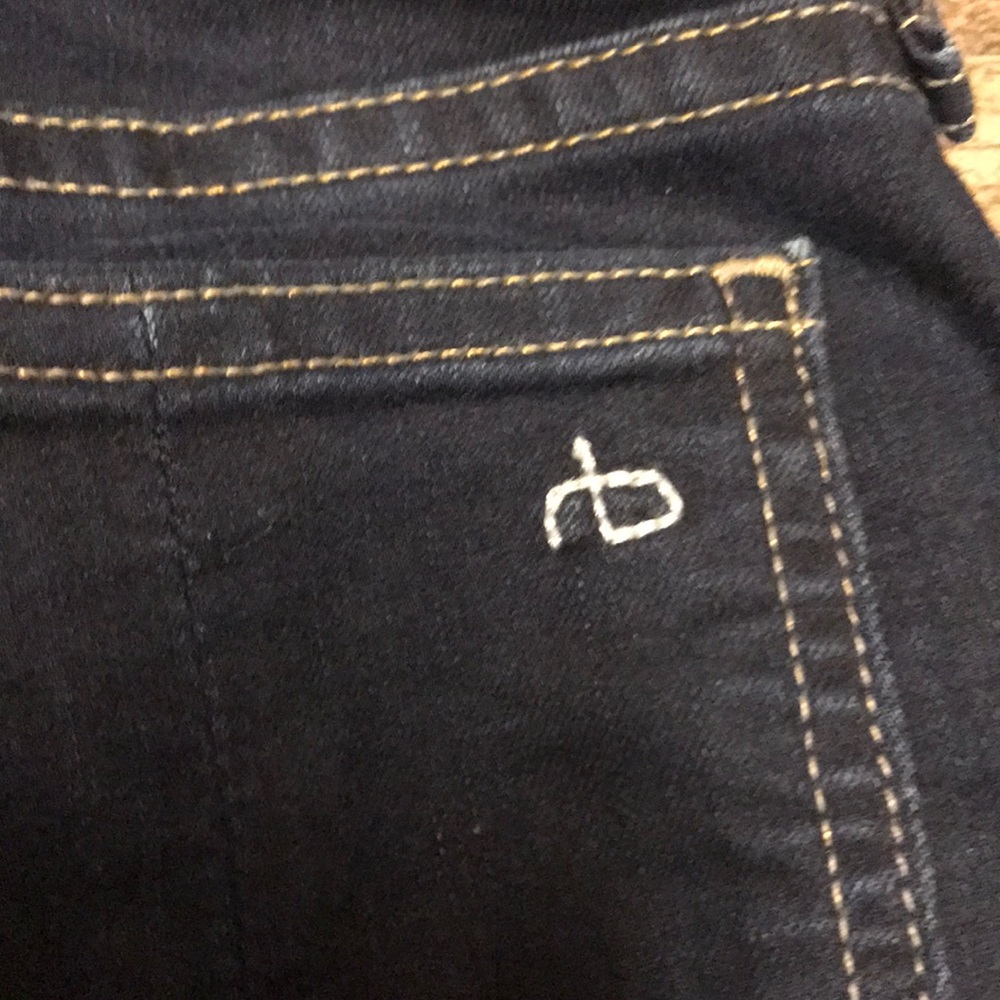 Rag & Bone Crop Raw Hem Flare Denim in Dune 26 - Picture 6 of 7